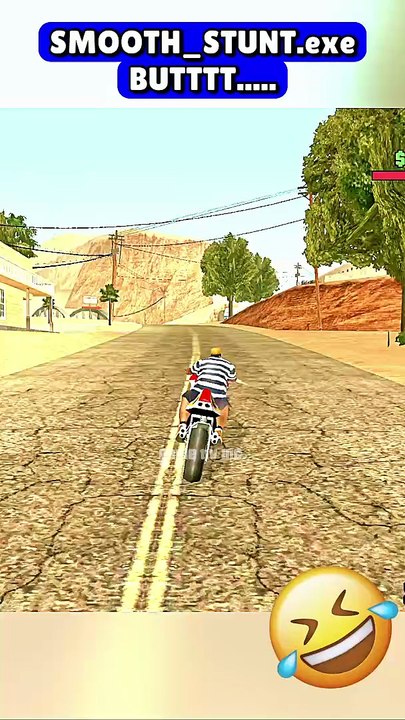 GTA San Andreas Funny Moment – PERFECT_STUNT.exe BUTTTTTTTTT...😂💀🔥🤣⚡️(Part 431) - #gtag #cj #funny #gtaindia #gtarp