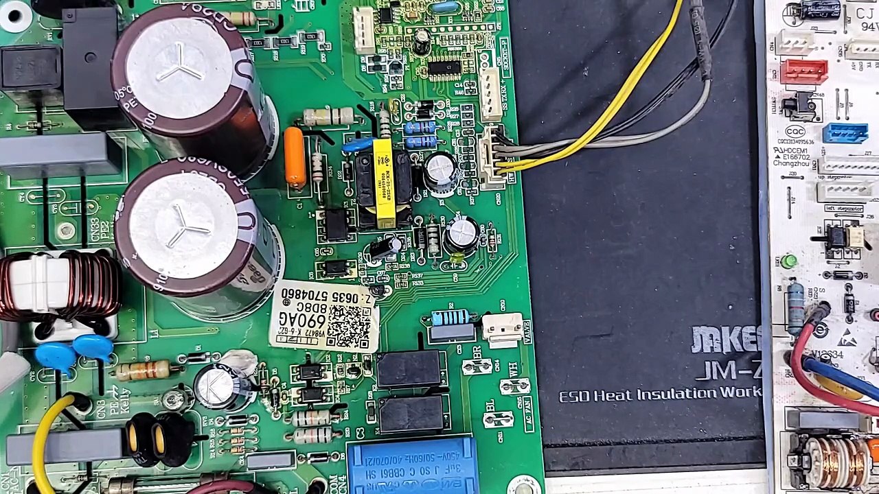 Haier AC E7 Error Code Repair _ PCB Troubleshooting Complete Guide by Ustaad Babar Electronics HVACR