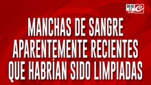 Hallaron más manchas de sangre en uno de los cuartos de la casa d e