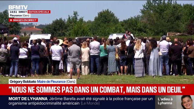 Obsèques de Lyhanna: Nous ne sommes pas dans un combat, mais dans un deuil , déclare le maire de Fleurance