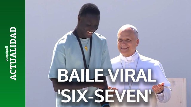 LEÓN XIV se atreve con el baile viral 'SIX-SEVEN'