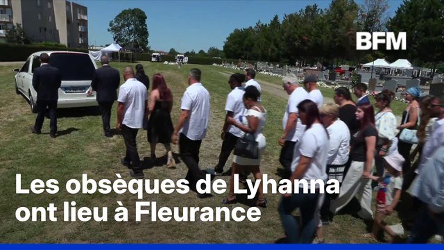 Obsèques de Lyhanna: le cortège funéraire arrive au cimetière à Fleurance