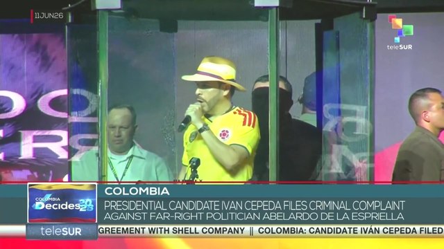 Colombia | Ivan Cepeda files criminal complaint against far-right Abelardo de la Espriella