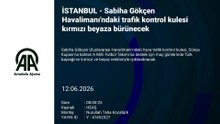 Sabiha Gökçen Havalimanı'ndaki trafik kontrol kulesi kırmızı beyaza bürünecek | Ajansspor | AA