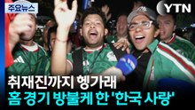 취재진까지 헹가래...홈 경기 방불케 한 멕시코의 한국 사랑 / YTN