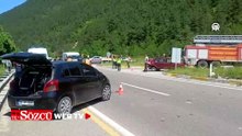 Bolu'da iki otomobilin çarpıştığı kazada 1 kişi öldü, 1 kişi yaralandı