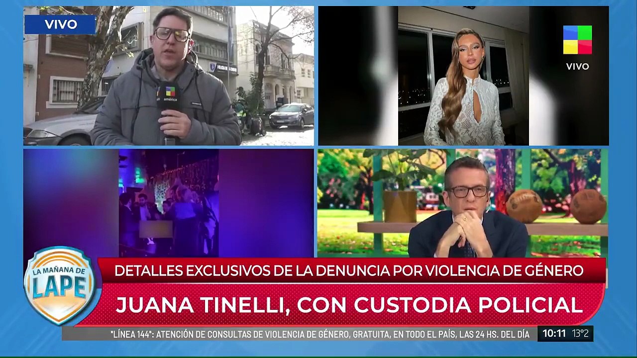 Tras denunciar a su ex, Juanita Tinelli quedó con custodia y un testigo dio su versión