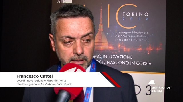 Sanit?: Cattel (Fiaso), 'ingegnere clinico centrale per le tecnologie applicate alle cure'