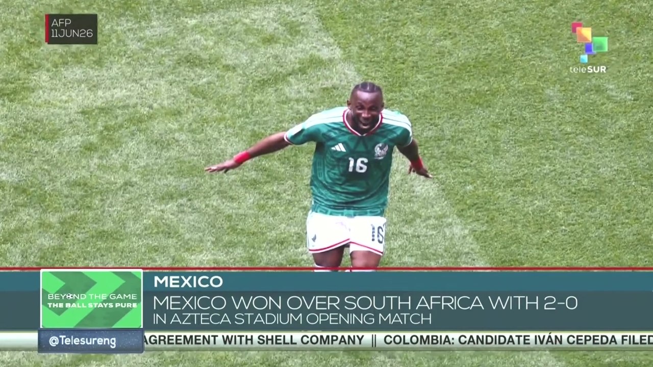 Mexico won 2-0 over South Africa in 2026 FIFA World Cup opening match