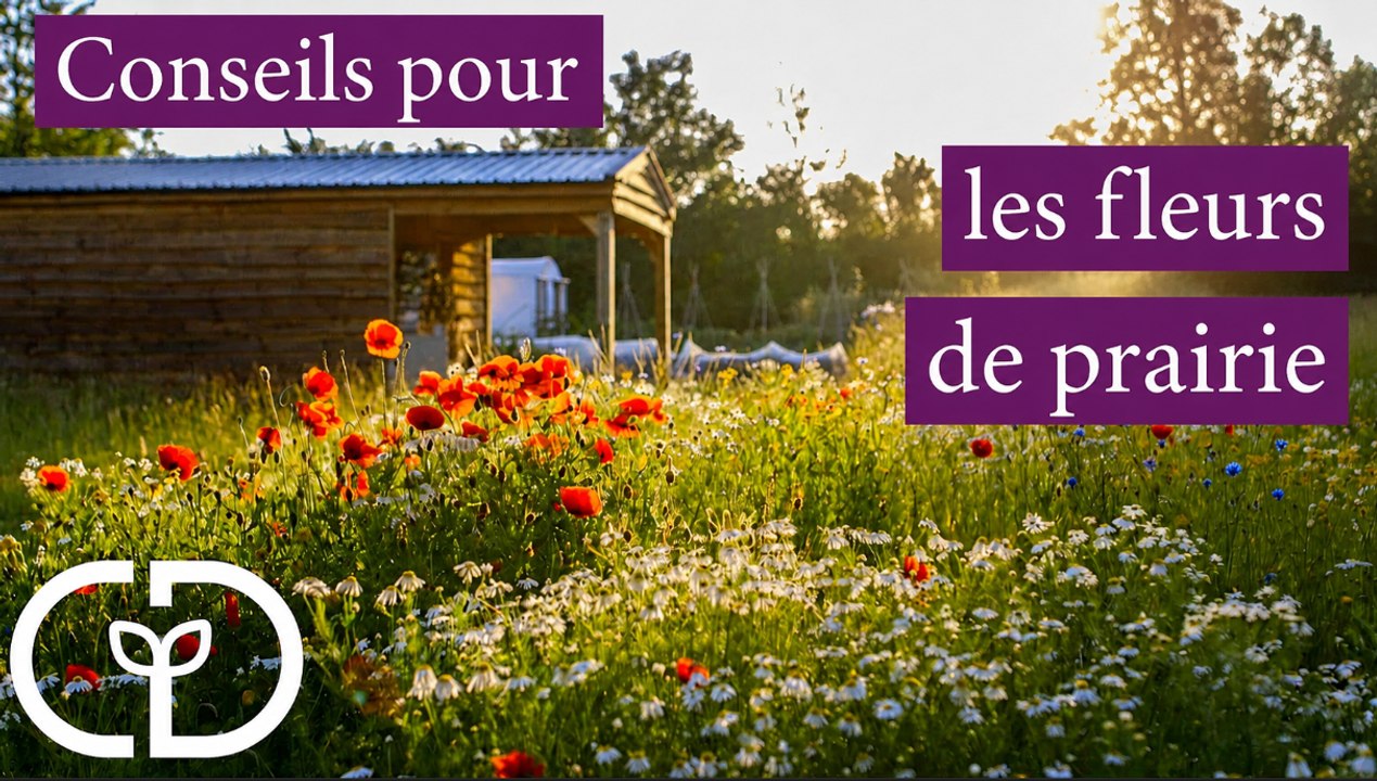Fleurs sauvages dans la prairie