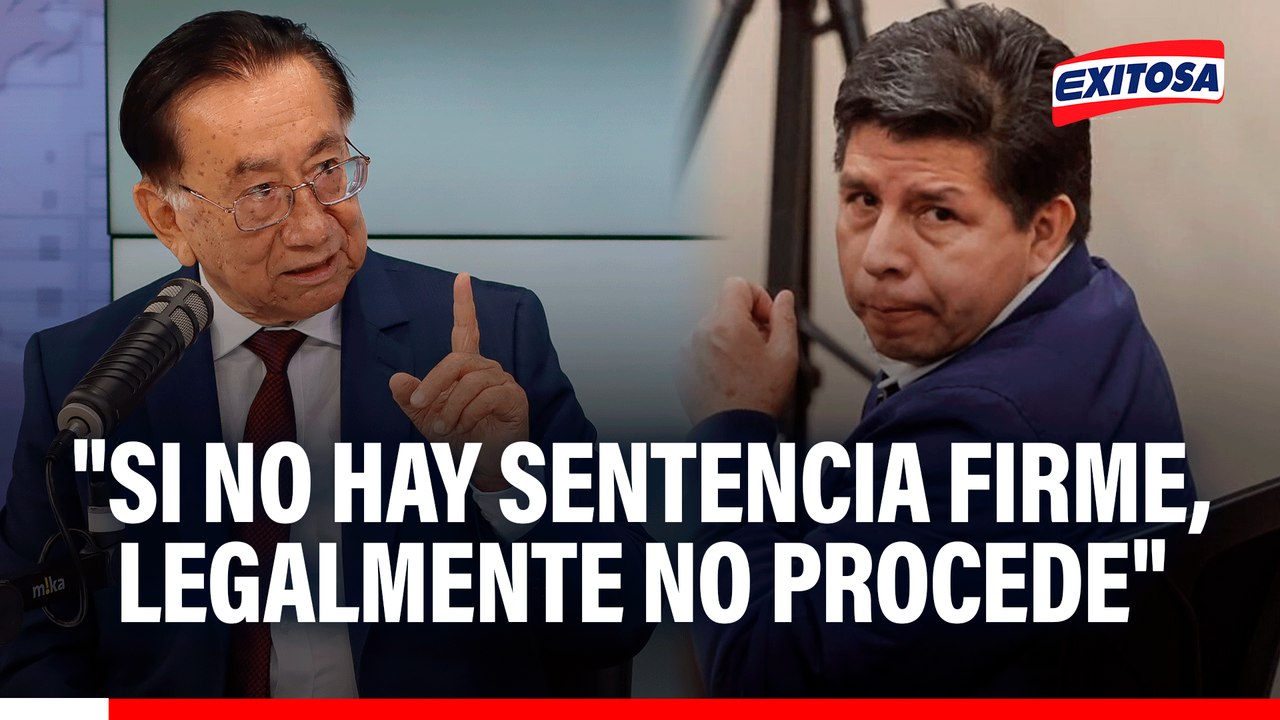 Balcázar sobre indulto a Pedro Castillo: "Si no hay sentencia firme, legalmente no procede"