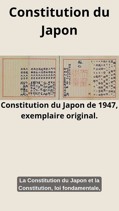 Constitution du Japon