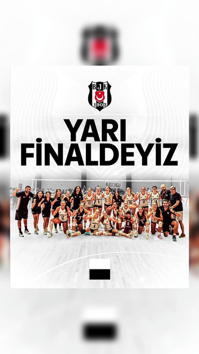 Yıldız Takımımız Yarı Finalde! ✨   Beşiktaş 3-1 Es Voleybol