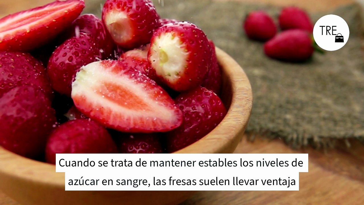 Fresas o plátanos: ¿Qué fruta es mejor para el azúcar en la sangre y la energía?