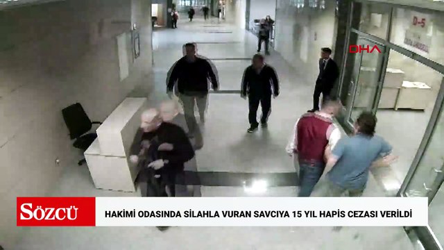 Kartal'da hakimi odasında silahla vuran savcıya 15 yıl hapis cezası verildi
