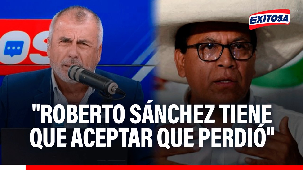 Nicolás Lúcar: "El señor Roberto Sánchez tiene que aceptar que perdió"