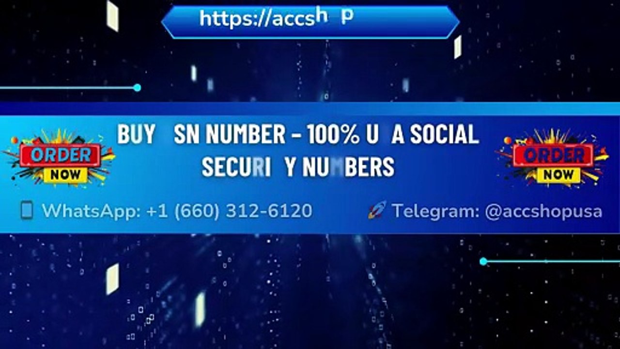 19 Best Site To Buy SSN Number - 100% Valid, Real social