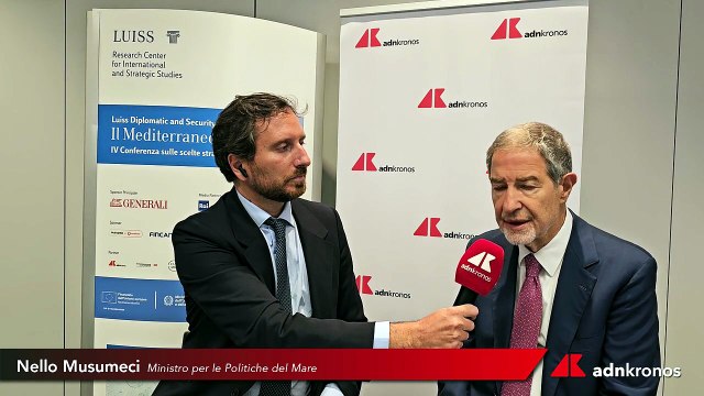 Musumeci: L’Italia deve tornare protagonista nel Mediterraneo