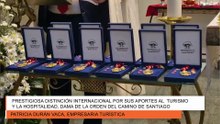 Patricia Durán Vaca fue investida como dama de la orden del Camino de Santiago