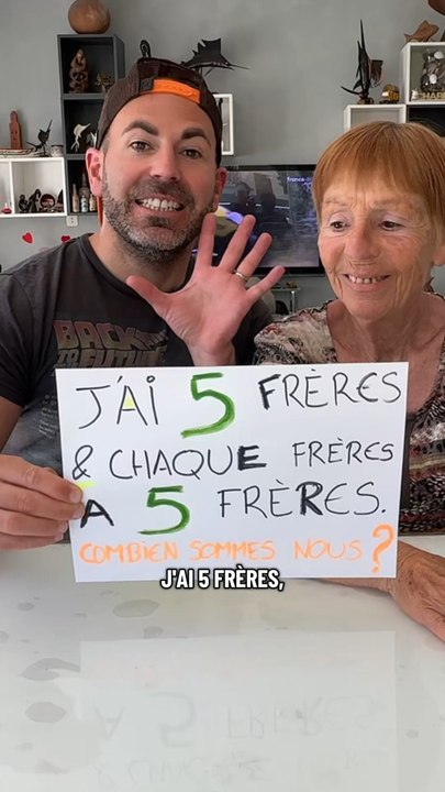 J’AI 5 FRÈRES & CHAQUE FRÈRES A 5 FRÈRES 🤯