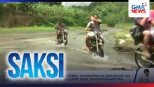 Supply ng malinis na tubig, pahirapan sa barangay na sinalanta ng lindol; ilang bata, nagkakasakit na | Saksi