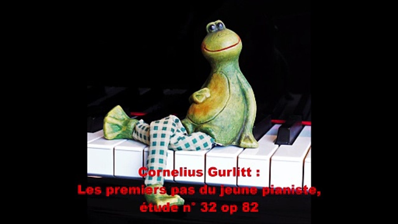 Cornelius Gurlitt : Andante, les premiers pas du jeune pianiste, étude n° 32 op 82
