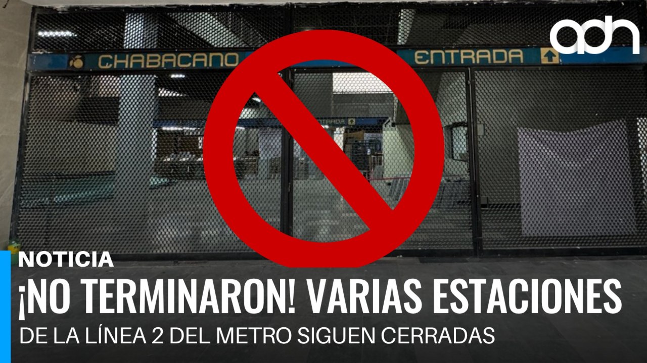 ¡No terminaron! Varias estaciones de la Línea 2 del metro siguen cerradas