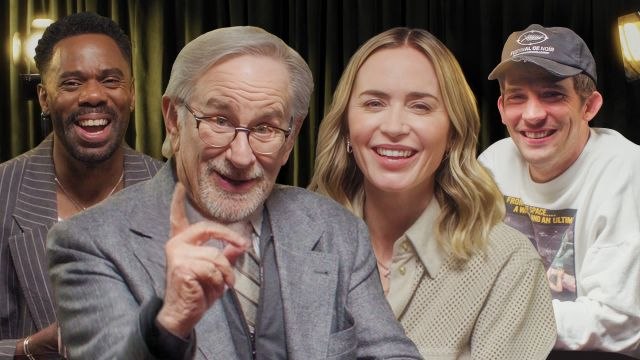 Steven Spielberg Gets Put on the Spot by Emily Blunt, Colman Domingo & Josh O'Connor