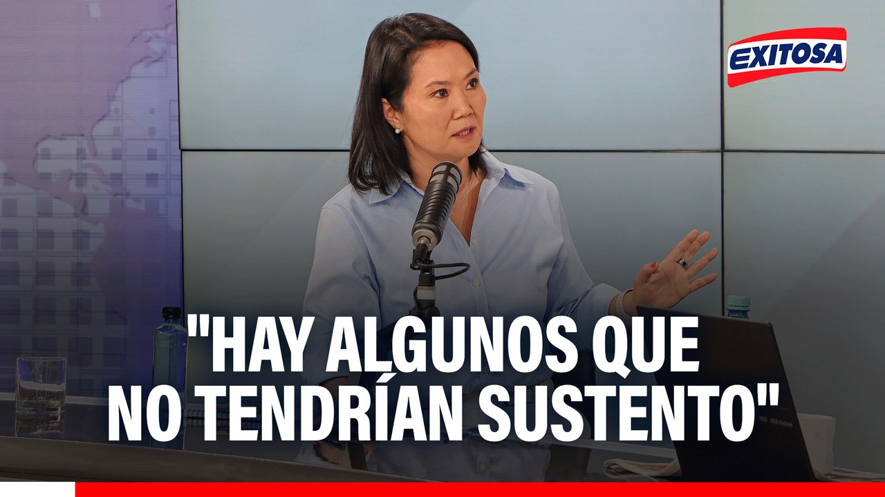 Keiko Fujimori tras pedidos de impugnación de JP contra cientos de actas: "Hay algunos que no tienen sustento"