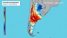 Llega el frío polar al centro de Argentina