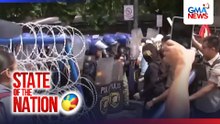 Pulis at mga rallyista, nagpang-abot sa protesta ngayong 128th Independence Day | SONA