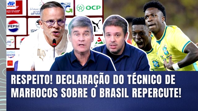 Cara, isso que o TÉCNICO DE MARROCOS FALOU do BRASIL é MUITO... OLHA o que REPERCUTIU na COPA!
