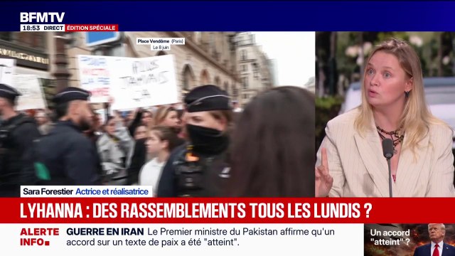 Affaire Lyhanna: On demande au président de la République: mettez de l'argent pour protéger nos enfants , appelle Sara Forestier