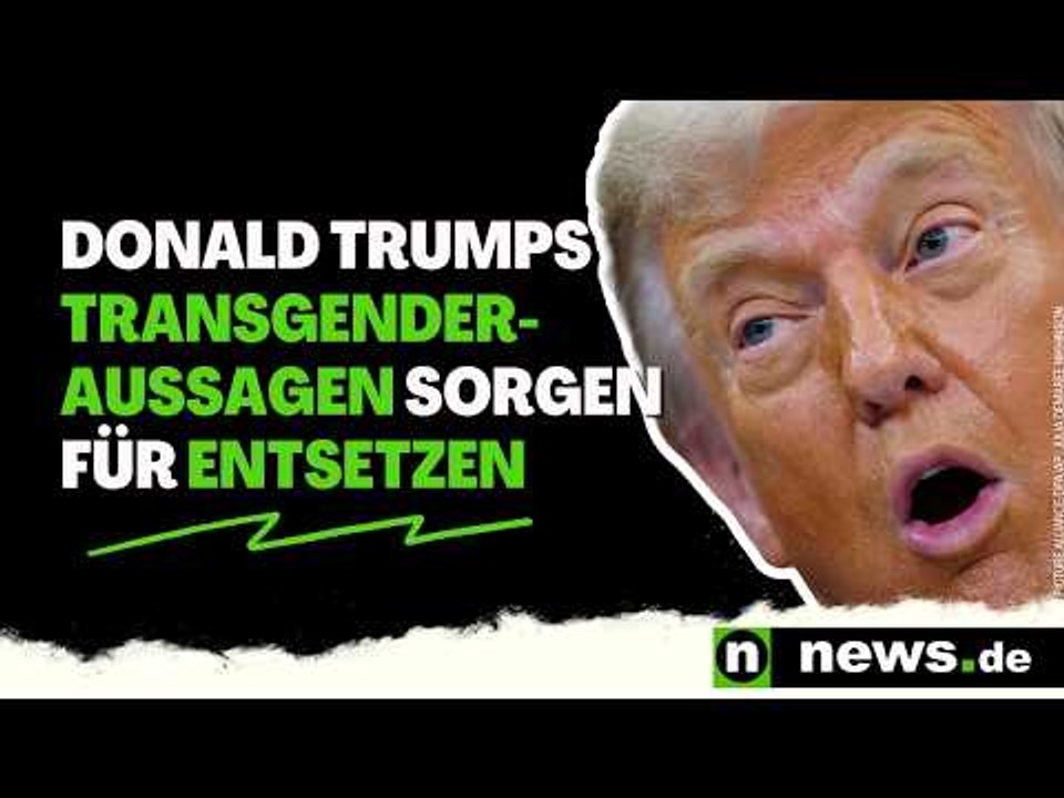 Donald Trump: Irre Verschwörungstheorie - Transgender-Aussagen sorgen für Entsetzen