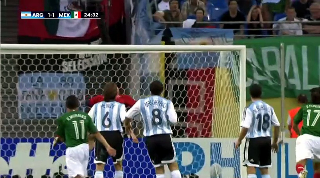 World Cup 2006  Argentina vs Mexico (1/8 finals) English commentary