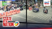 Mag-inang tumatawid, sugatan matapos masagasaan ng garong | SONA