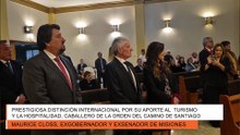 Patricia Durán y Maurice Closs fueron investidos como Dama y Caballero de la Orden de Santiago