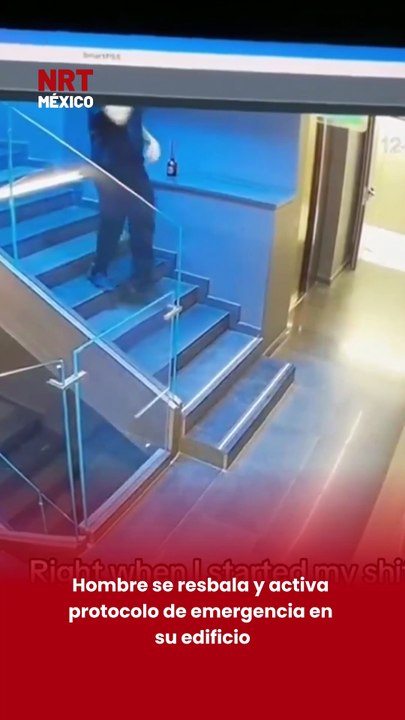 Una caída en las escaleras desencadenó la activación de un protocolo de emergencia, dejando a un hombre momentáneamente atrapado dentro del edificio ⚠️🏢.