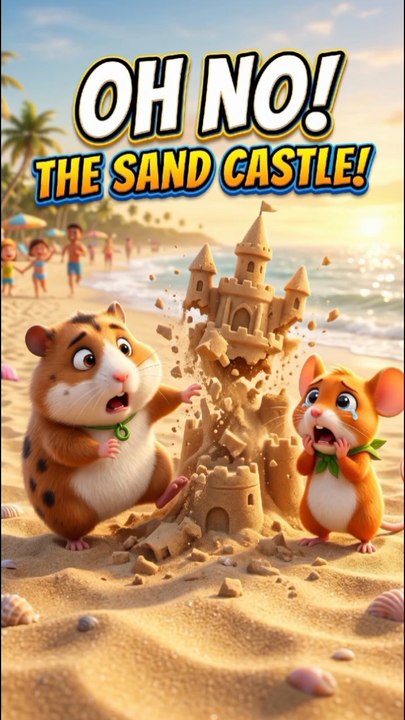 The Mouse's Sand Castle Adventure | Heartwarming Kids Story | Pixar Style Animation Shorts