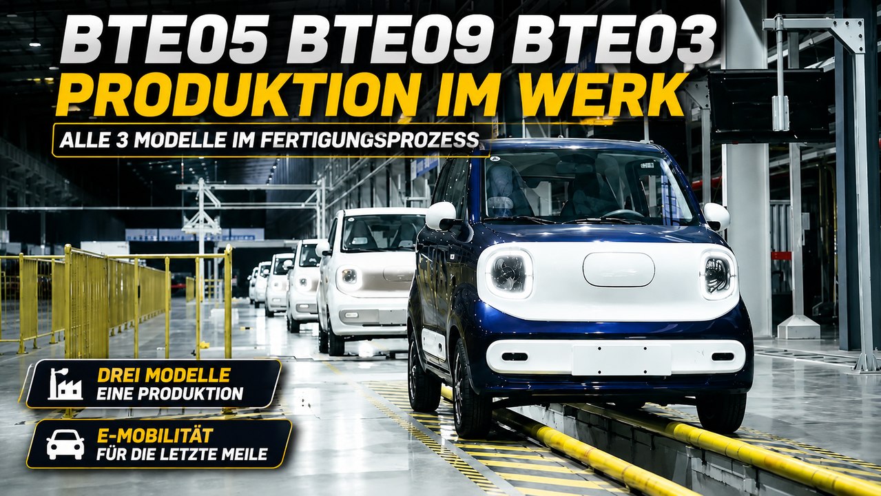 Shandong Bontu New Energy Vehicle Industry produziert E-Fahrzeuge
