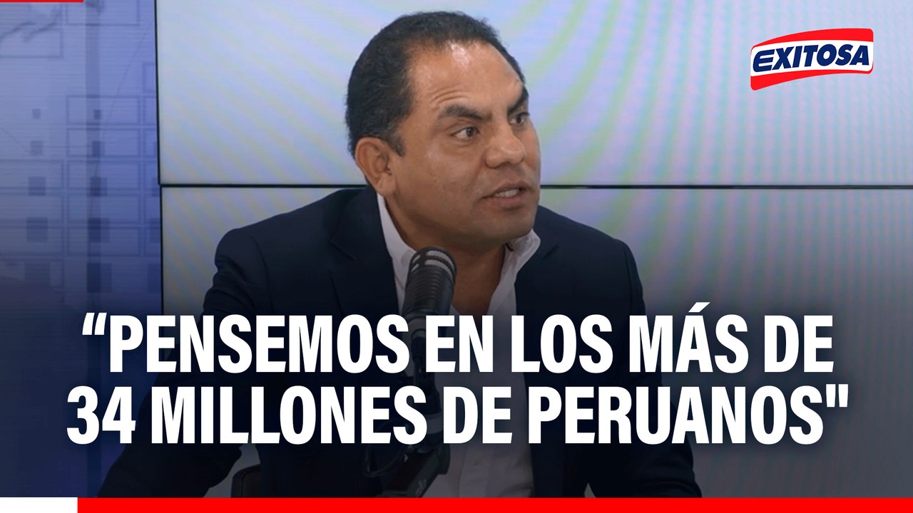 Aron Espinoza a líderes políticos: "Pedimos madurez, dejémonos de revanchismos"