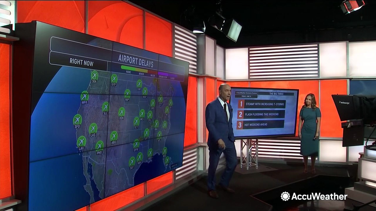 Here's your travel forecast for June 12