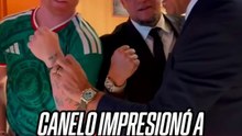 Saúl "Canelo" Álvarez compartió un momento con Ronaldo y Roberto Carlos que rápidamente se volvió viral entre aficionados al deporte 👀📹.