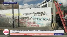 Los daños que dejaron las protestas cerca del Estadio Ciudad de México | De Pisa y Corre