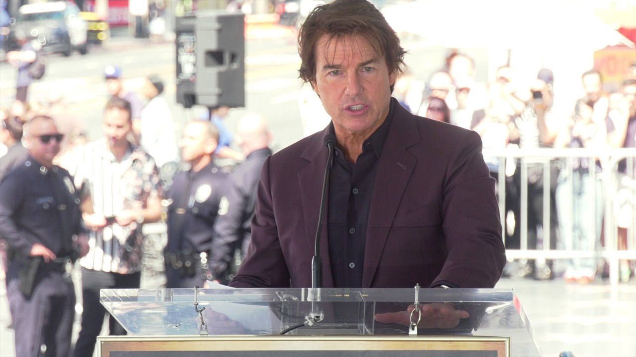 Tom Cruise's speech at the ceremony for David Beckham's star on the Hollywood Walk of Fame