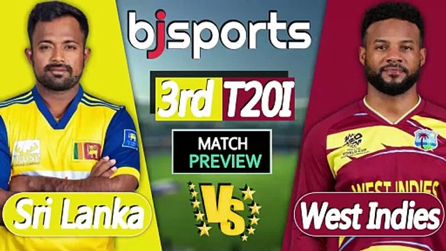 Sri Lanka vs West Indies 2026 | SL vs WI 3rd T20I Match Preview |