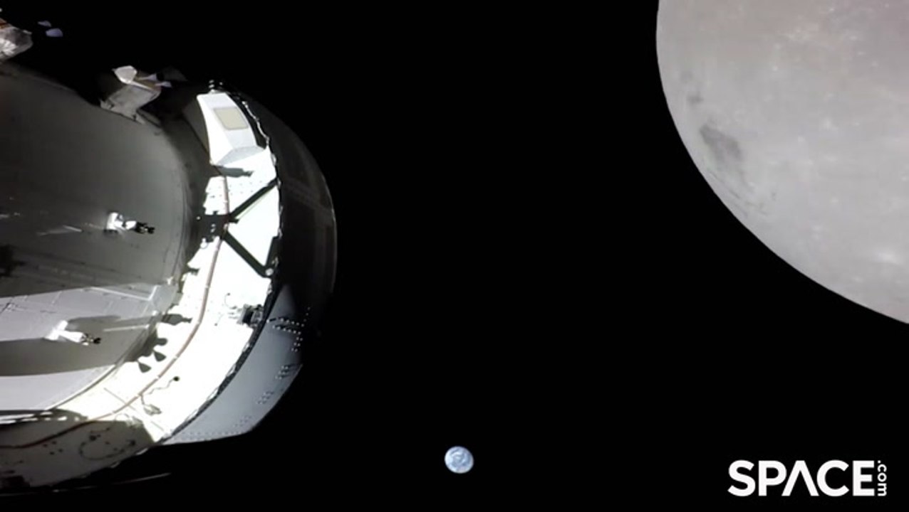 Amazing Views From Artemis 1 Of Moon And Earth...
