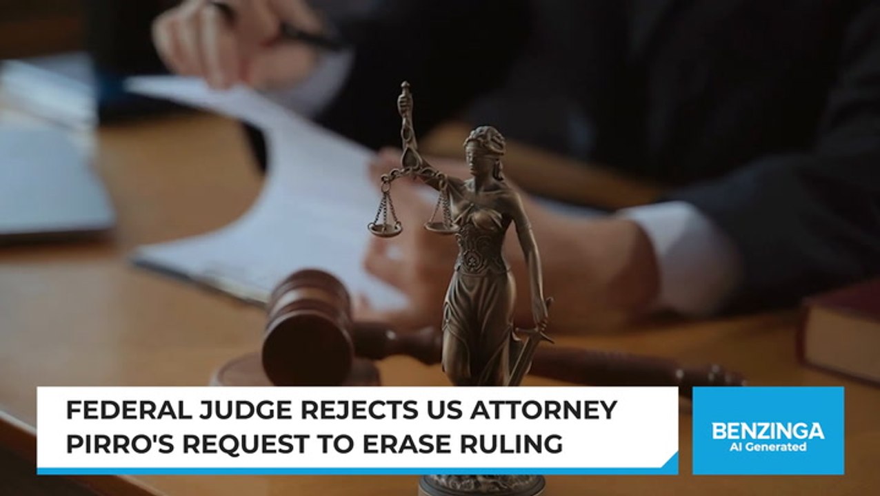 Judge Rejects Pirro