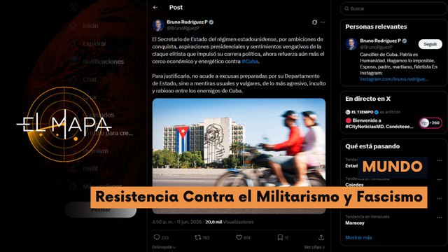 El Mapa | Escala del día | Mundo | Resistencia Contra el Militarismo y Fascismo 12-06-2026