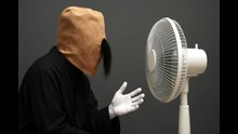 扇風機の前でフィスフィスいうとセミの鳴き声みたいになる